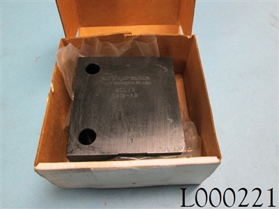 Sun Hydraulics Valve Block BCL/S-0BR9-AB