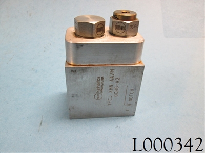 Sun Hydraulics Valve Block YFC and Sun Cartridge LPDC-XHN and Sun Cartridge CSAB-BXN