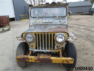 1949 Jeep Willys CJ3A For Parts