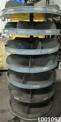 Heavy Duty Revolving Carousel Bin 7 Shelves