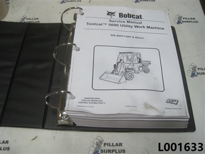 Bobcat Toolcat 5600 Utility Vehicle Service Manual S/N A94Y11001-up 6990050