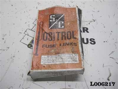 S&C Electric Company Positrol Fuse Links 64100 (Pkg of 5)