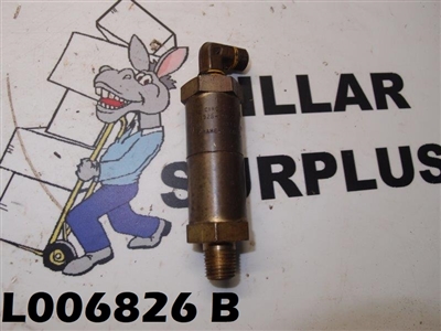 Circle Seal Inline Relief Valve 5132B-2MP-50 with 90Â° fitting.