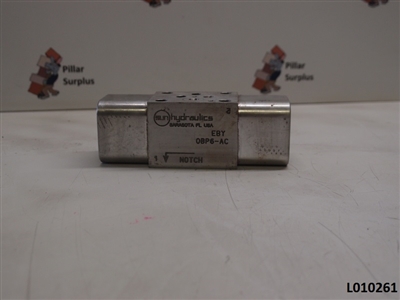 Sun Hydraulics Manifold Valve Block EBY