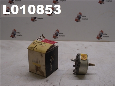 OHMITE POWER TAP SWITCH / ROTARY SWITCH 212-5