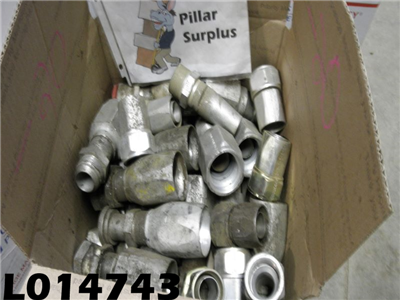 Eaton Aeroquip Hydraulic Hose Fittings Size 20 (Lot of 28 mixed fittings all size 20).